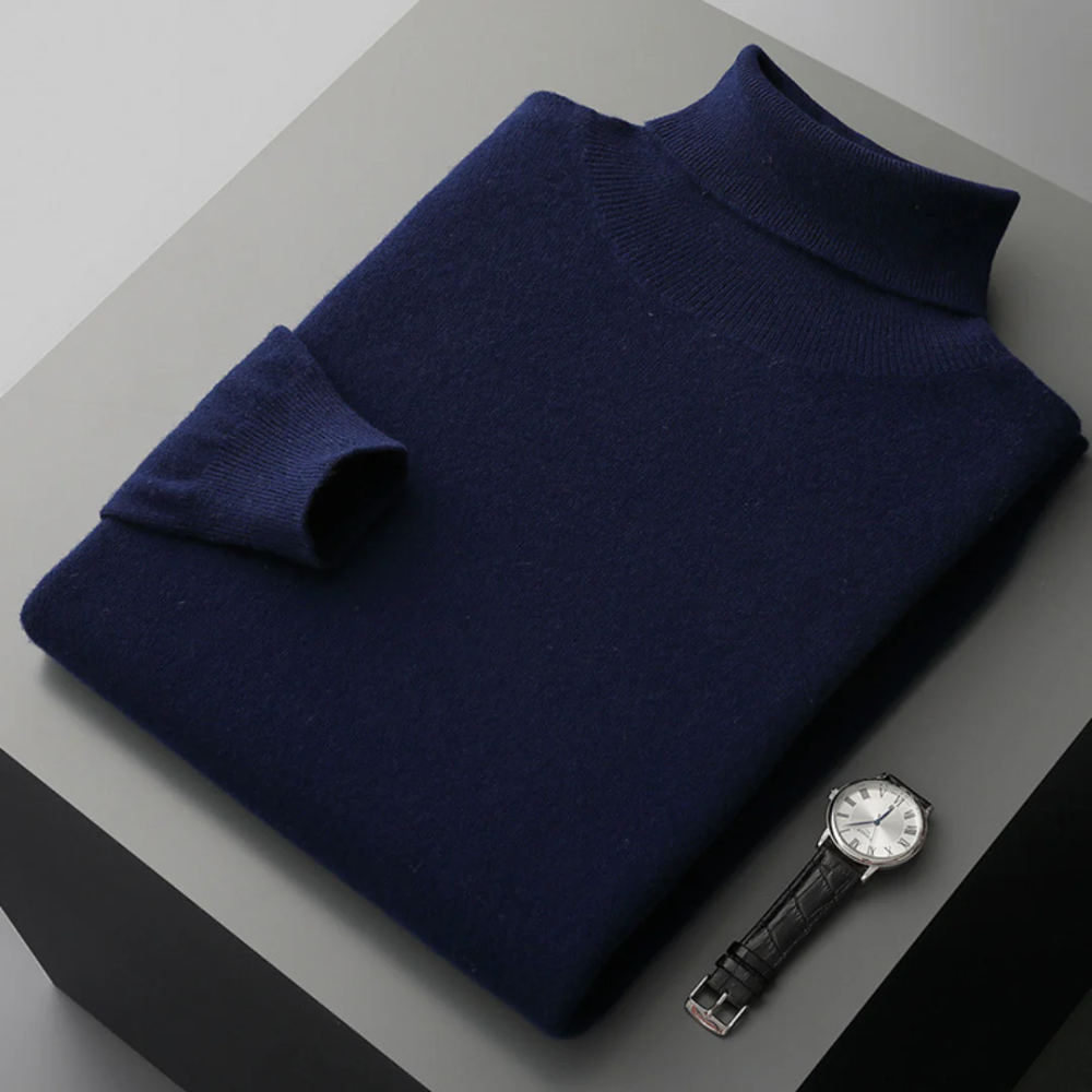 Rodrigo - Jersey de cuello alto de Lana Merino