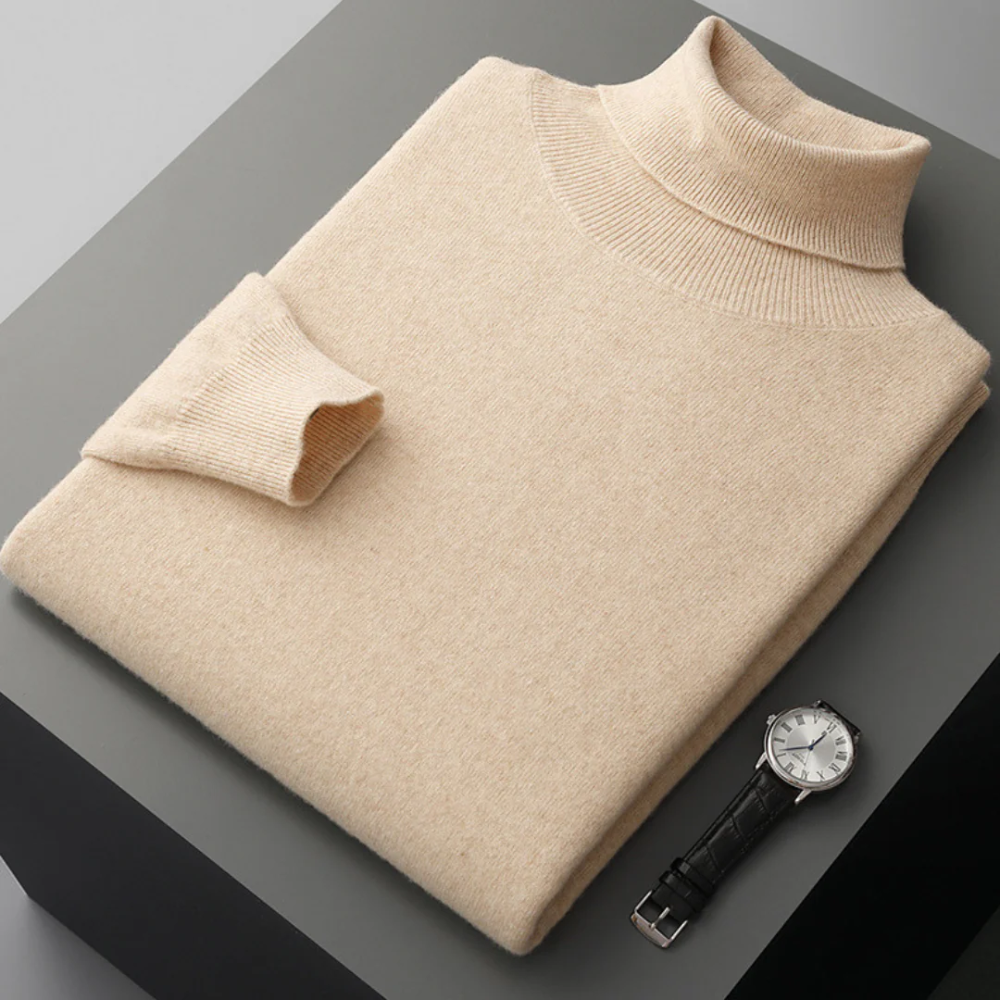 Rodrigo - Jersey de cuello alto de Lana Merino