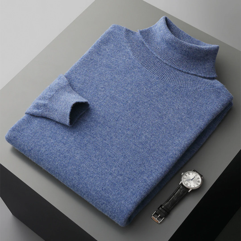 Rodrigo - Jersey de cuello alto de Lana Merino
