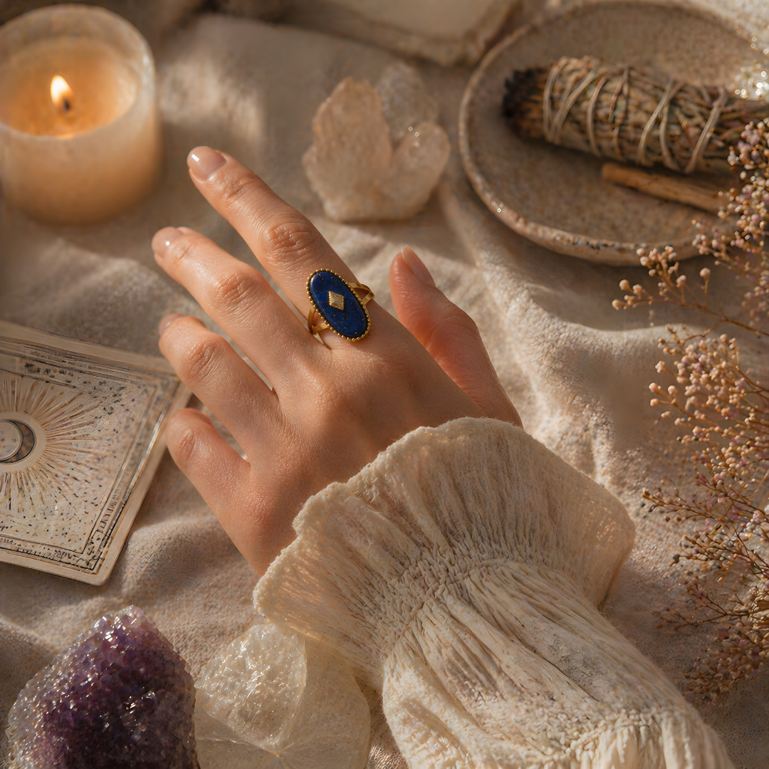 Anillo Amuleto – Lapislázuli