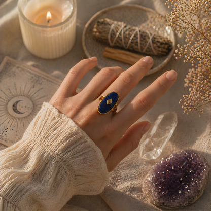Anillo Amuleto – Lapislázuli