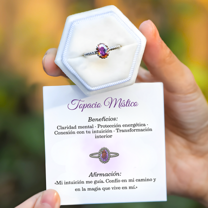 Anillo Topacio Místico