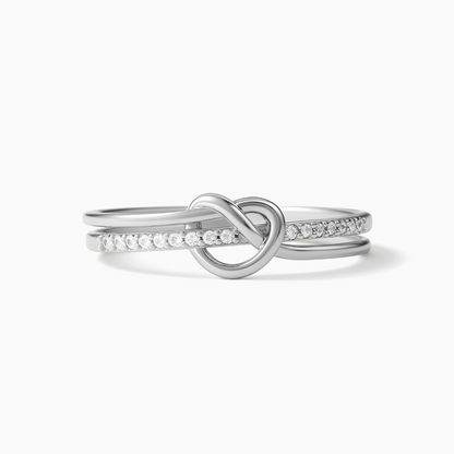 Anillo Nudo de corazón