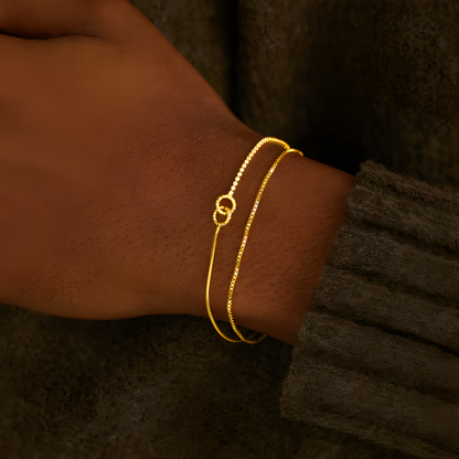 Pulsera Siempre Tu y Yo- Amor y Compromiso