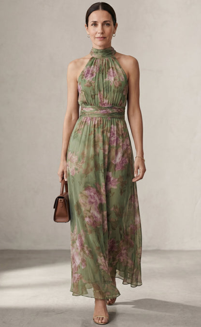 Elena - Vestido floral elegante
