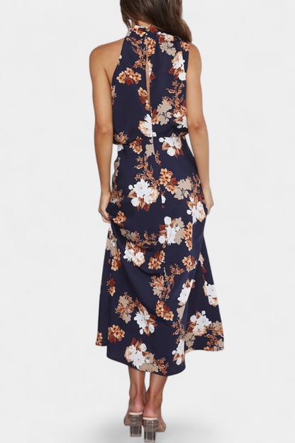 Isa - Vestido Maxi Floral Halter