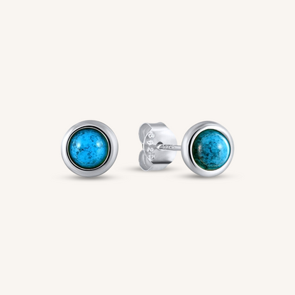Pendientes Agua Marina