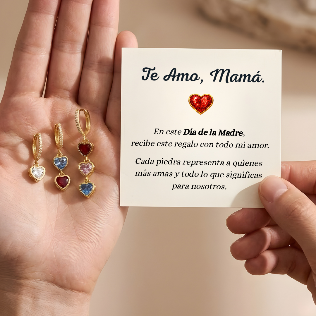 Pendientes Te Amo Mamá – Personalizados