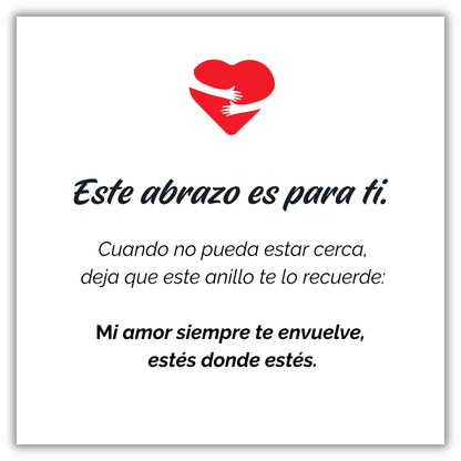 Anillo Abrazo Infinito
