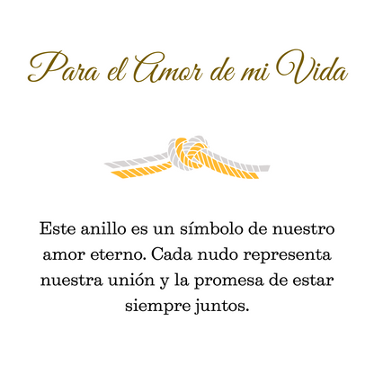 Anillo Nudo de Amor- Amor y Compromiso