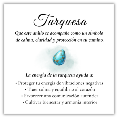 Anillo Talismán Turquesa