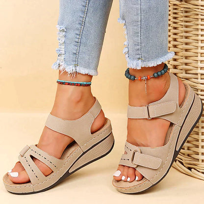 Sandy — Sandalias ortopédicas cómodas con tacón
