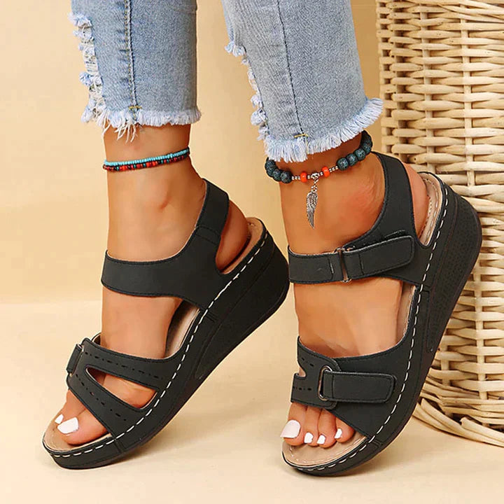 Sandy — Sandalias ortopédicas cómodas con tacón