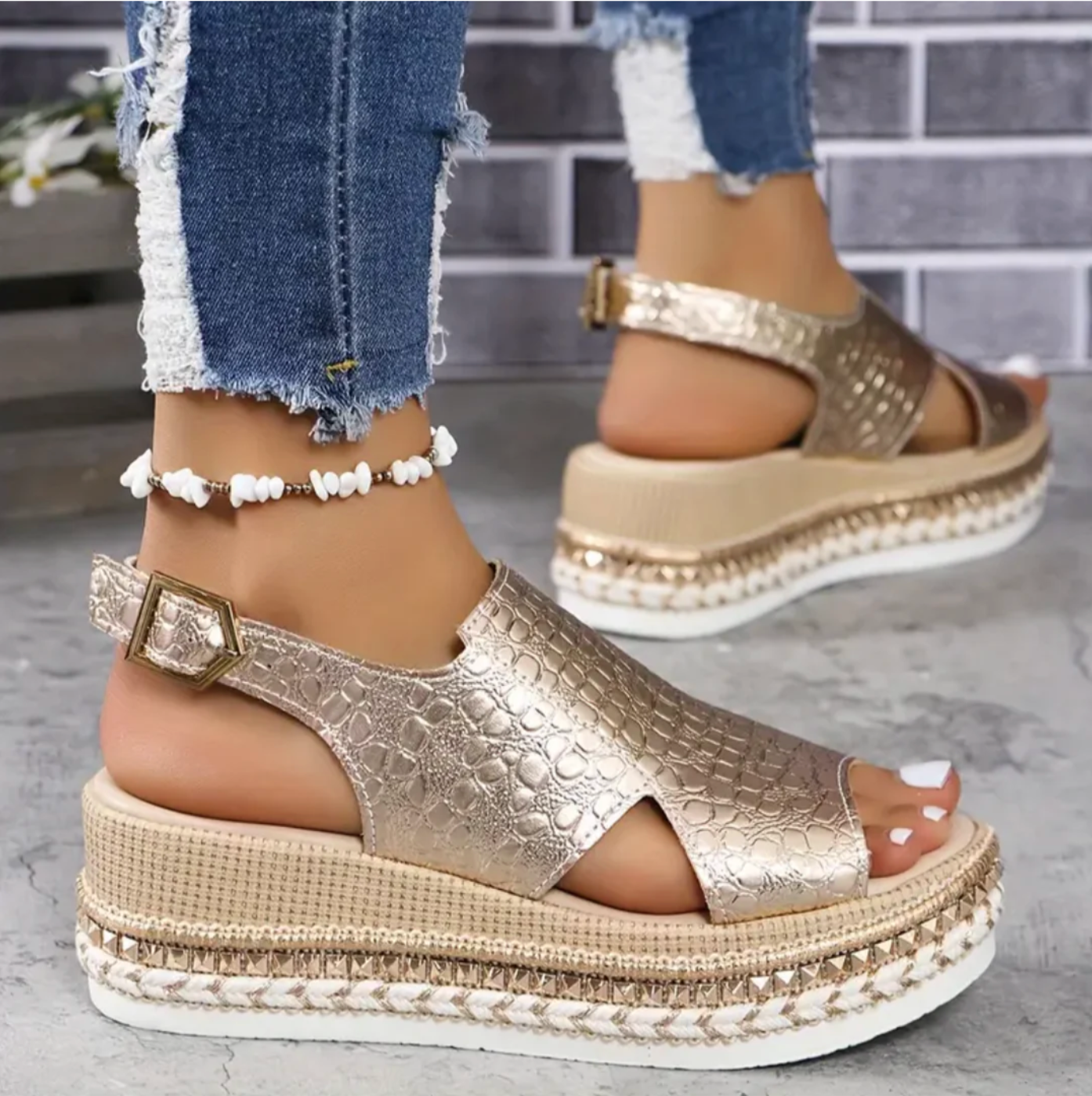 Luxa — Sandalias ortopédicas elegantes