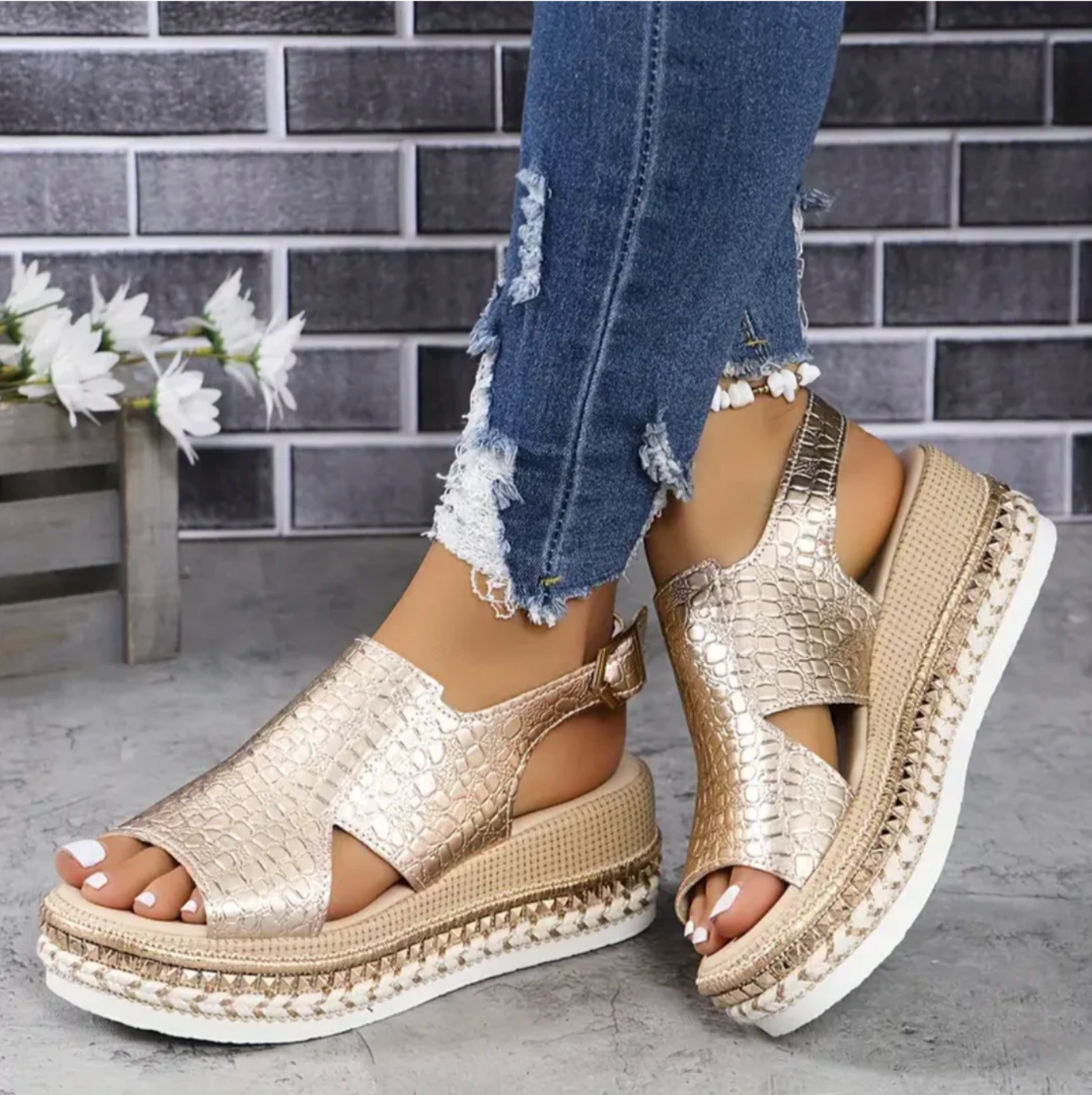 Luxa — Sandalias ortopédicas elegantes
