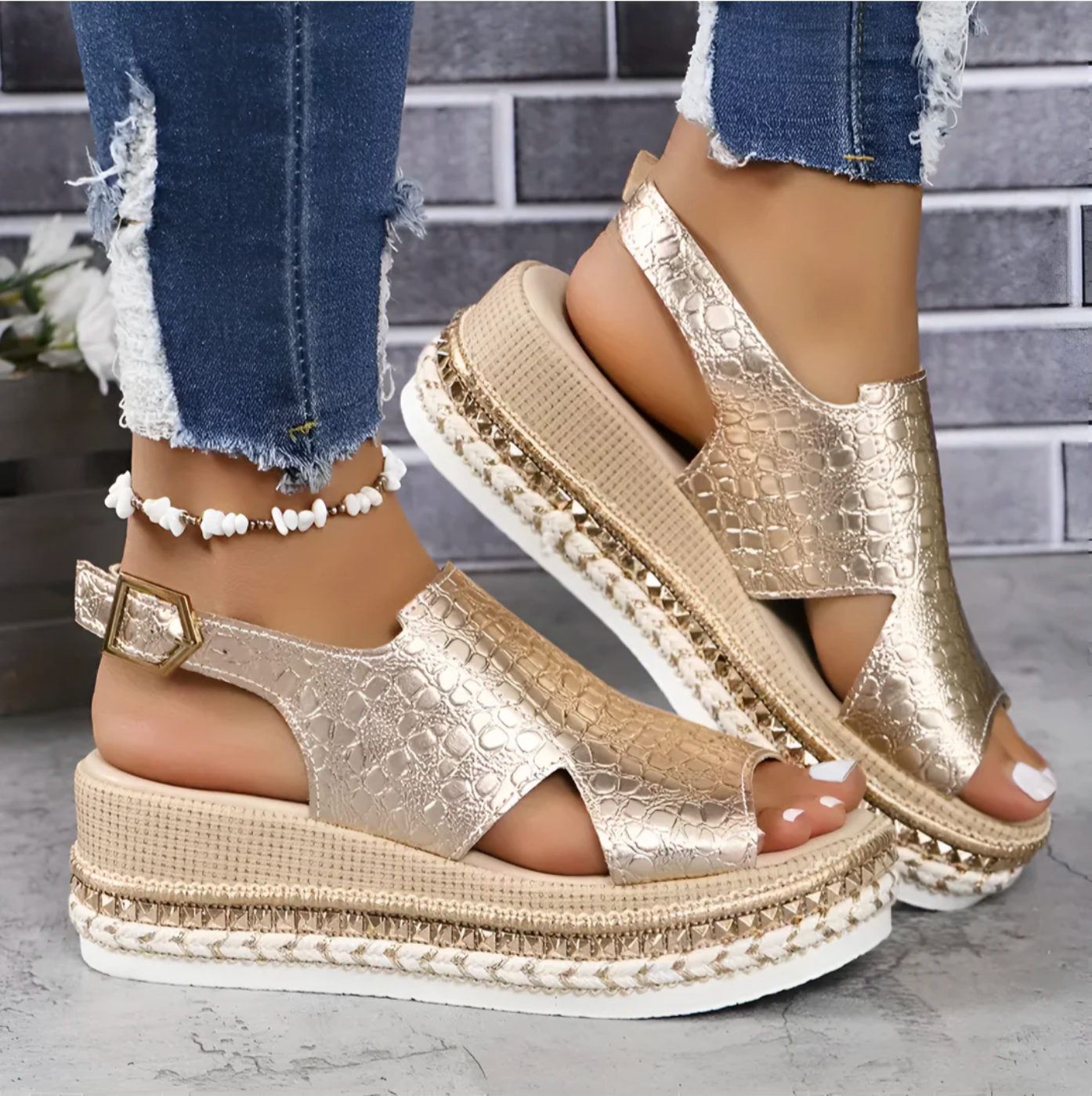 Luxa — Sandalias ortopédicas elegantes