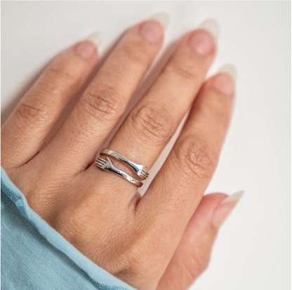 Anillo Abrazo Brillante