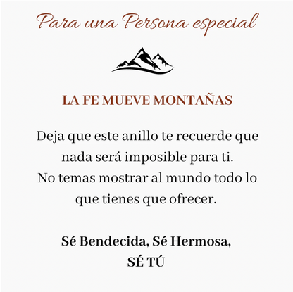 Anillo Aventura - Amor y Amistad