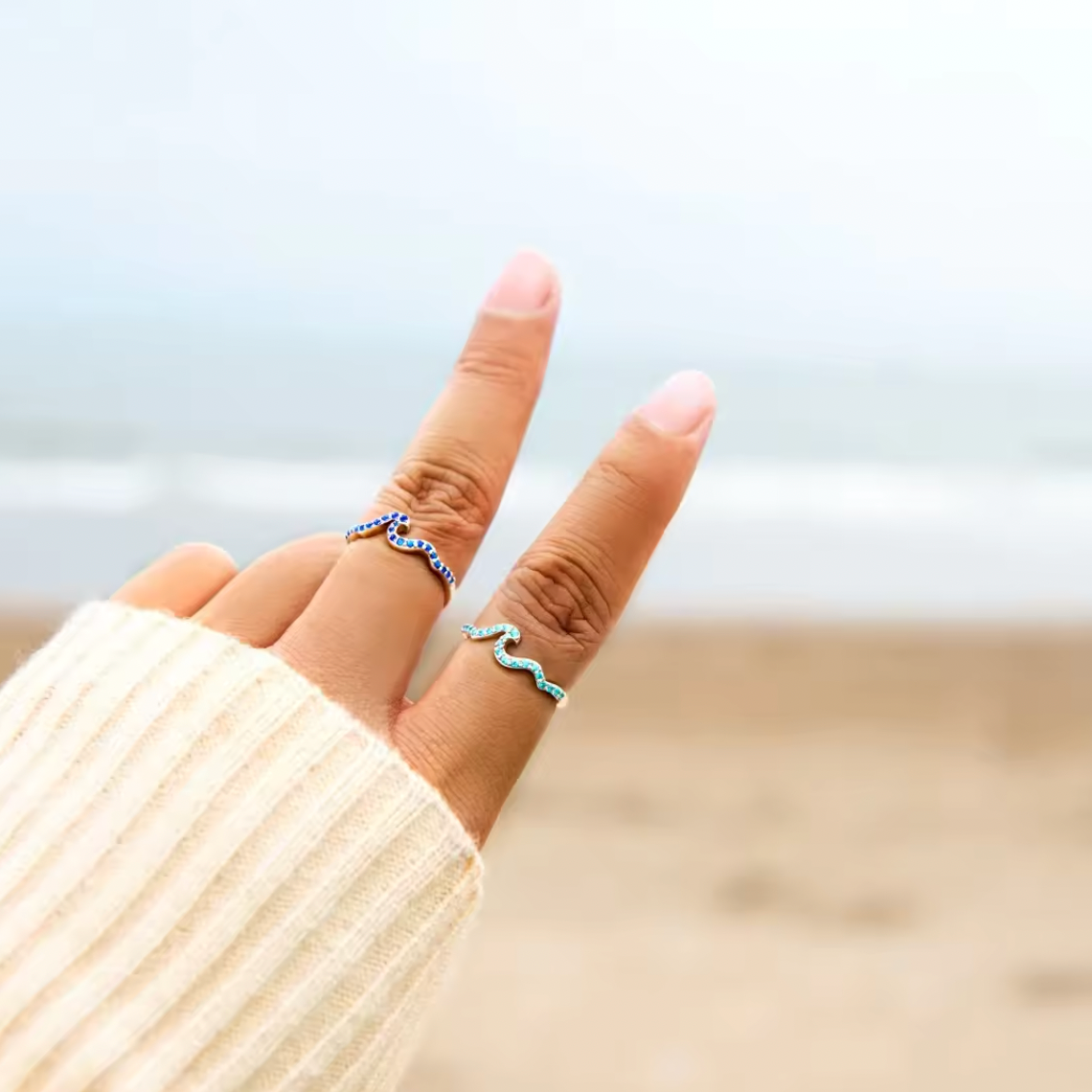 Anillo Olas de Mar