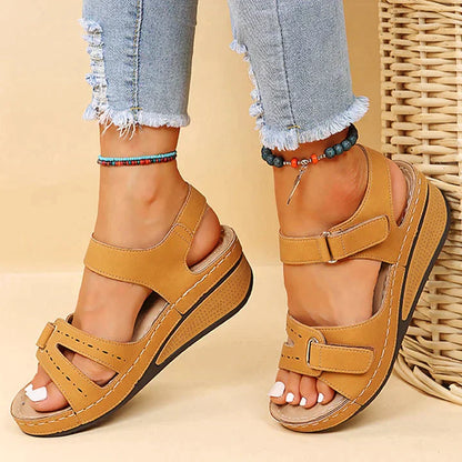 Sandy — Sandalias ortopédicas cómodas con tacón