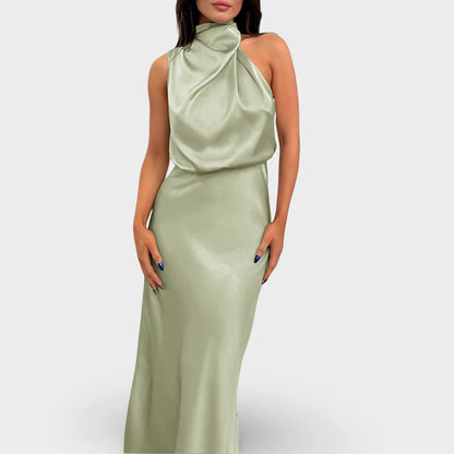 Aitana - Vestido de Satén Glamuroso y Elegante