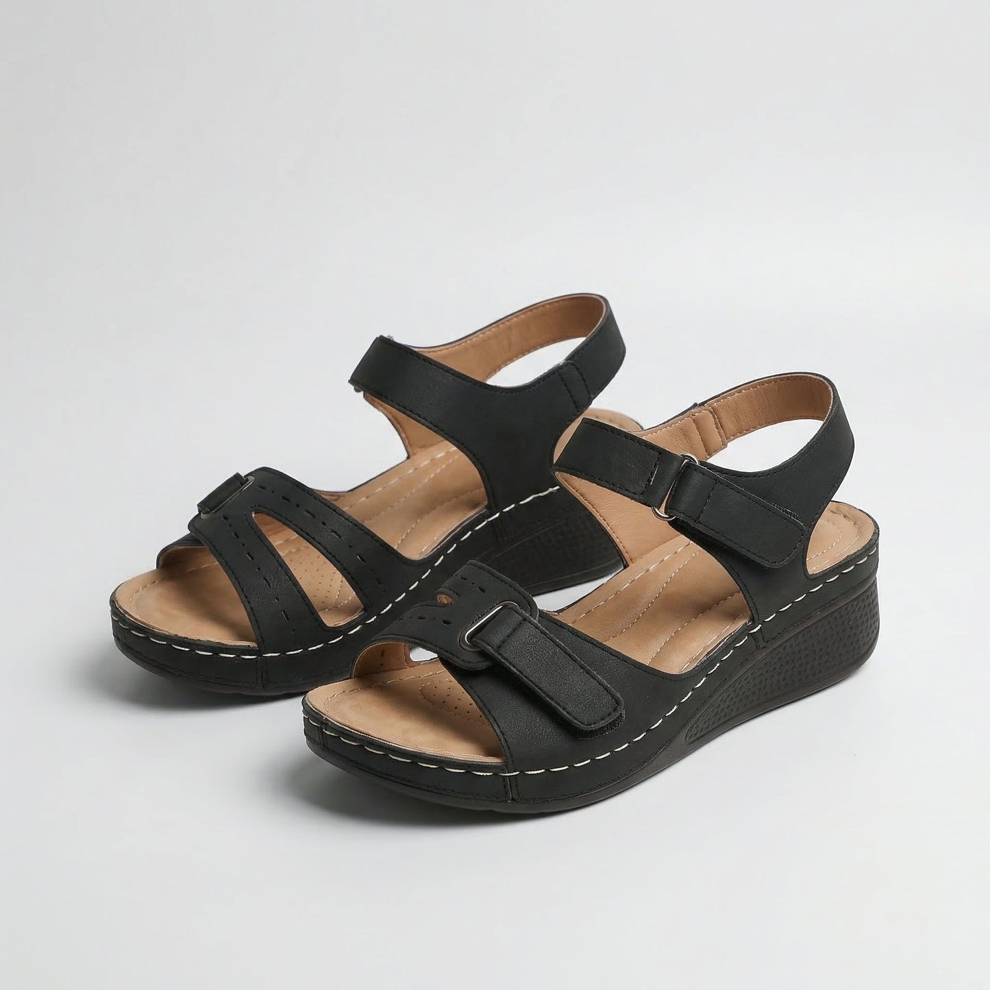 Sandy — Sandalias ortopédicas cómodas con tacón