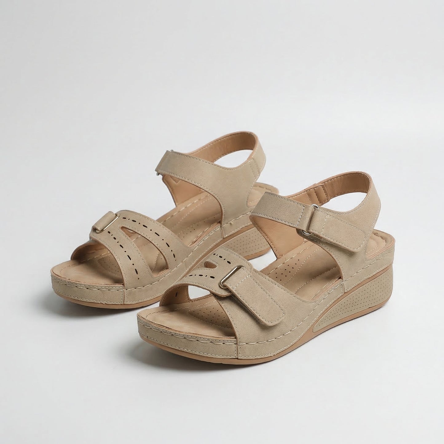 Sandy — Sandalias ortopédicas cómodas con tacón