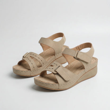 Sandy — Sandalias ortopédicas cómodas con tacón