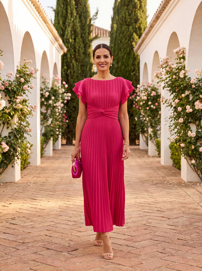Lara - Vestido Plisado Elegante