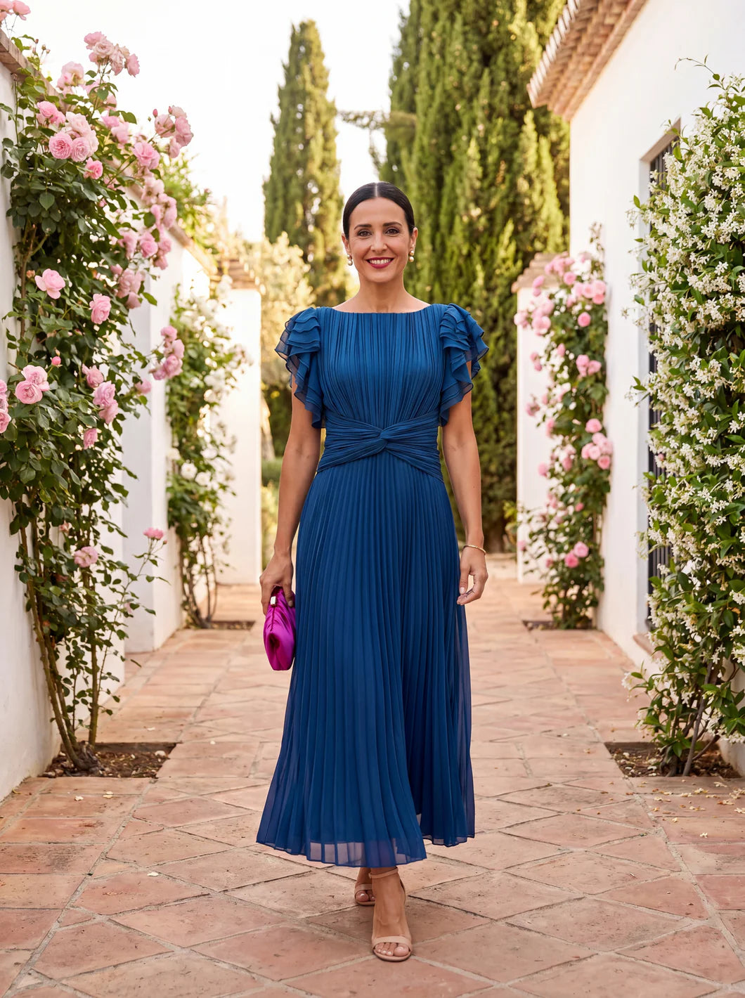 Lara - Vestido Plisado Elegante