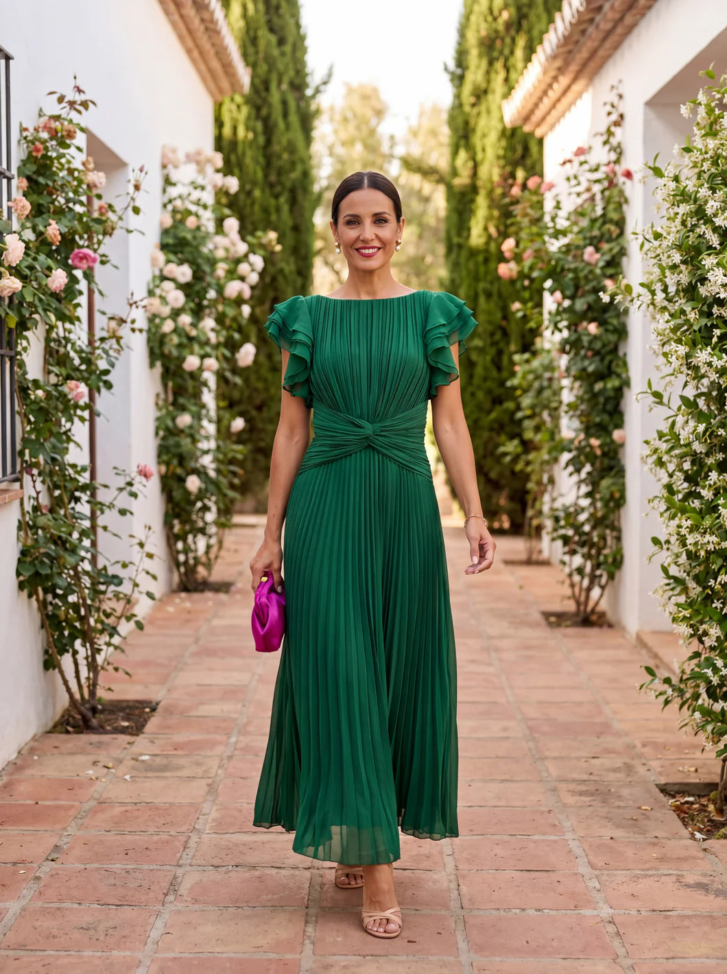 Lara - Vestido Plisado Elegante