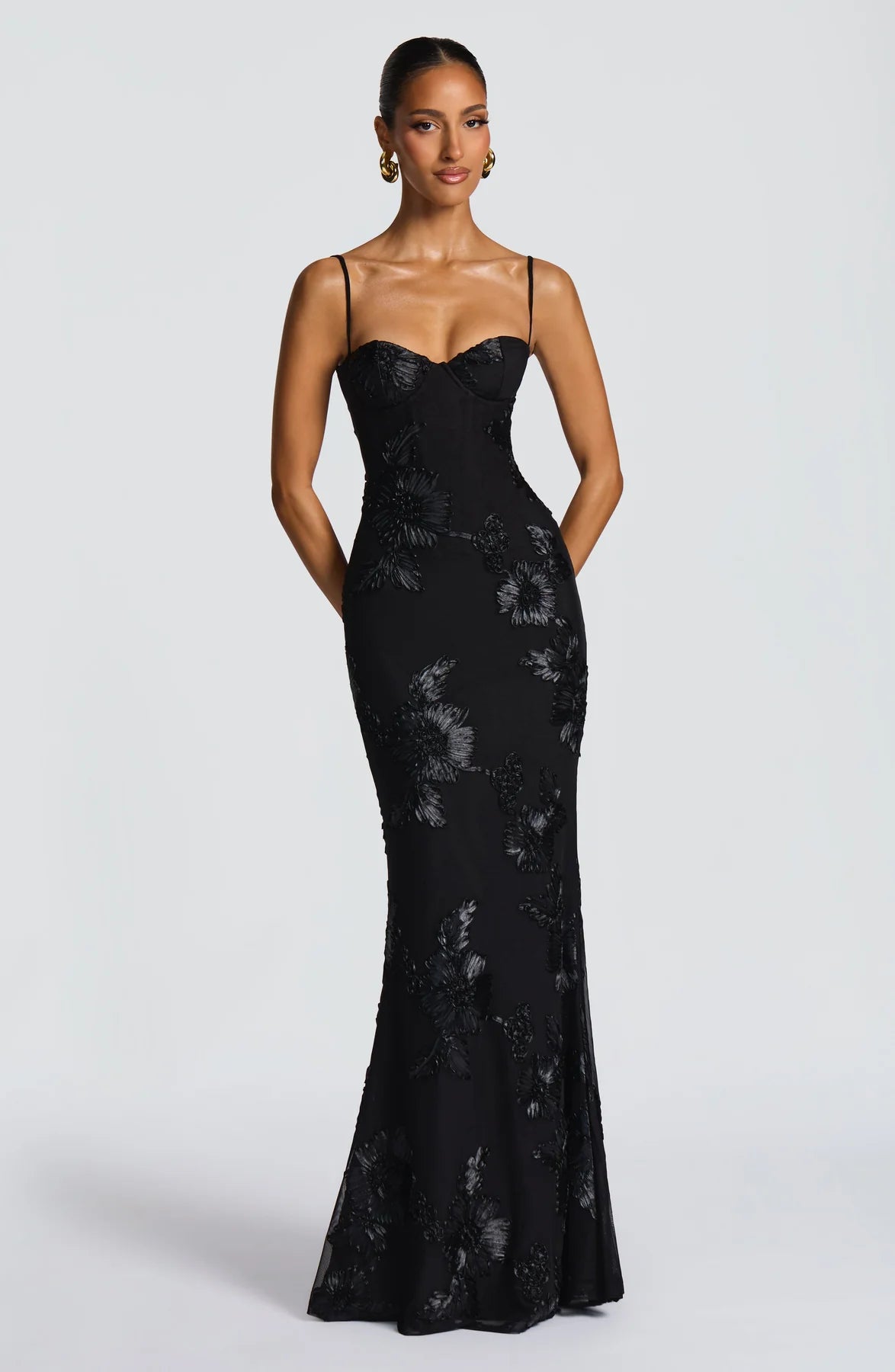 Lia - Vestido Maxi Elegante Moderno