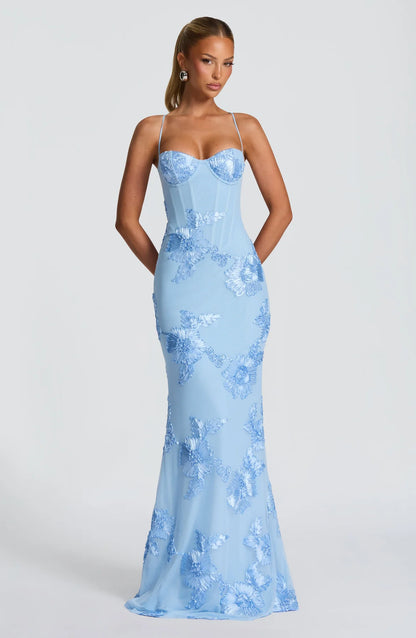 Lia - Vestido Maxi Elegante Moderno