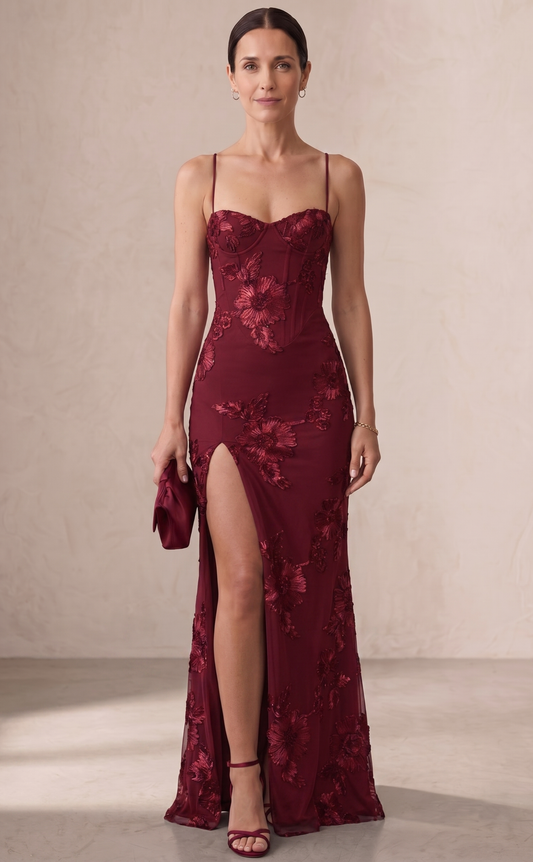 Lia - Vestido Maxi Elegante Moderno