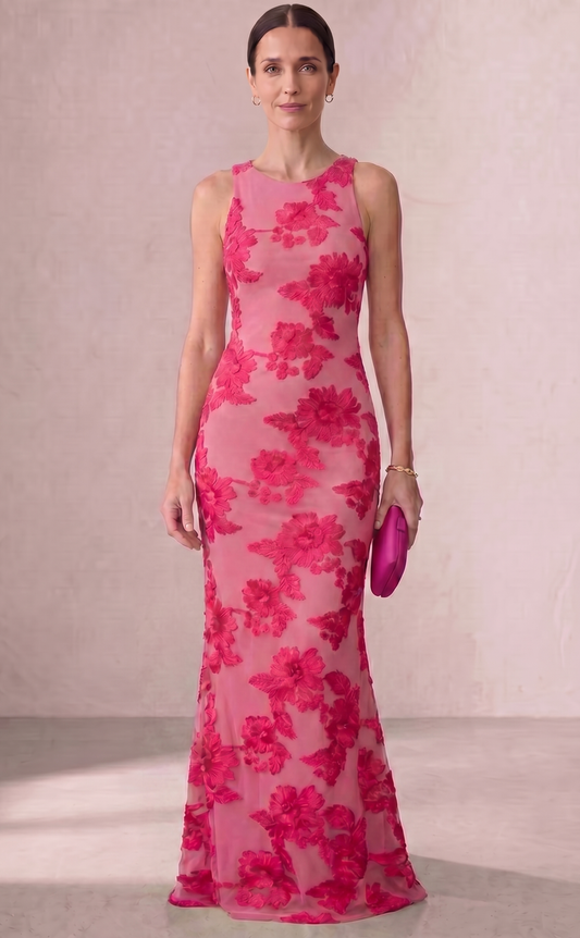 Amara - Vestido Maxi Floral Elegante