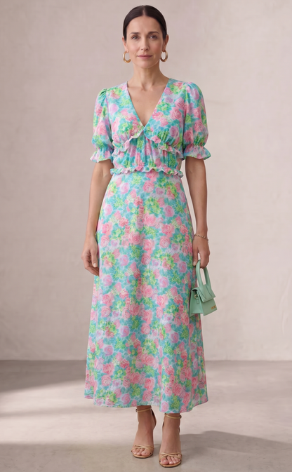 Rosaleda - Vestido Floral de Verano