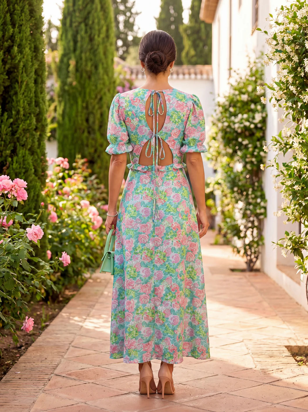 Rosaleda - Vestido Floral de Verano